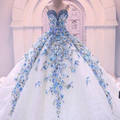 Stunning Quinceanera Sexy Luxury Evening Appliques..
