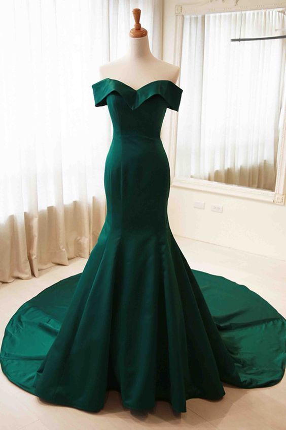 Formal Evening Dress Ball Gown Off The Shoulder,formal Dress ,custom Made,party Gown,evening Dress